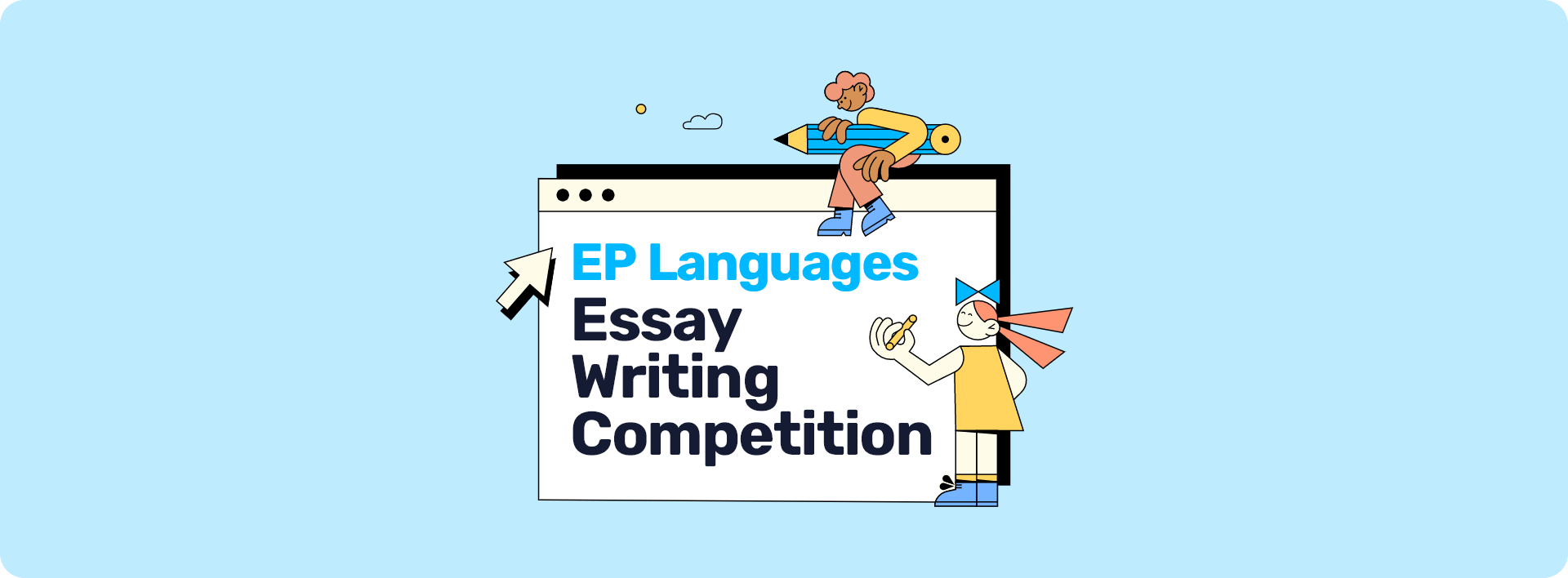 EP Languages Essay Writing Competition Banner