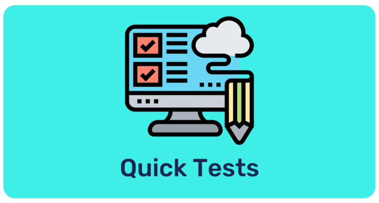 Getting Started – Quick Tests