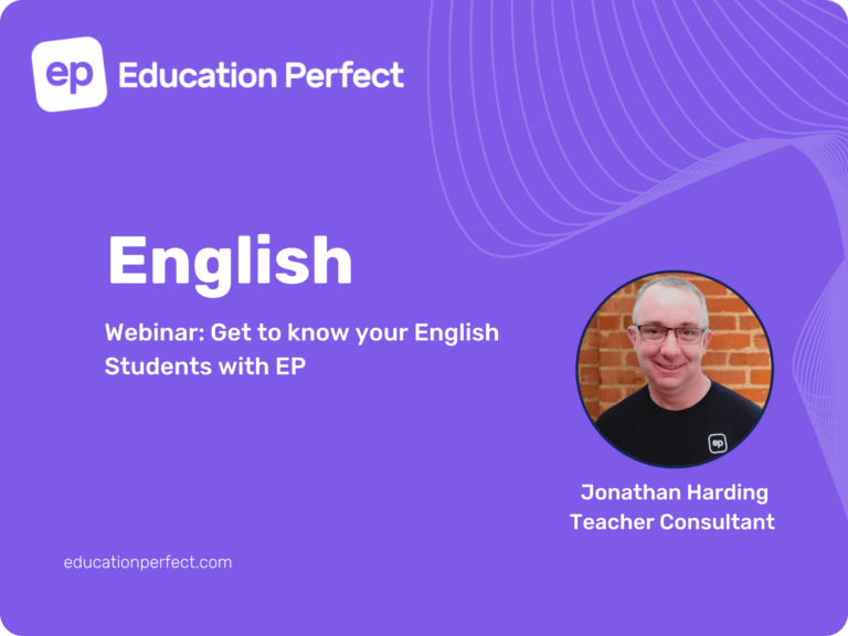 Get to know your English Students with EP