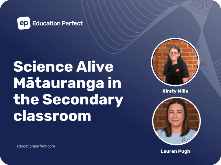 Science Alive Mātauranga in the Secondary Classroom