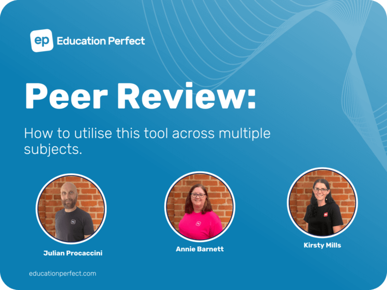 Peer Review: How to utilise this tool across multiple subjects