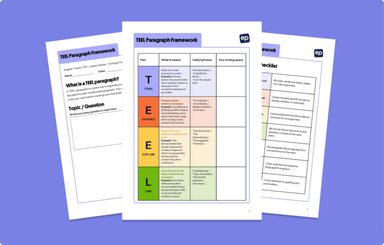 Ep_posters-worksheets TEEL
